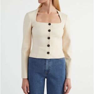 & Other Stories square neck top